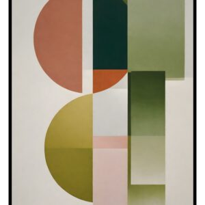Framed Canvas Print – Shaped Elegance 1