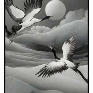 Framed Canvas Print – Stock In Flight 2