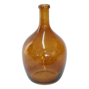 Amber Bottle Vase 40x24cm