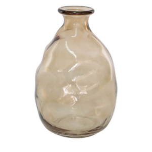 Amber Organic Bud Vase 28cm