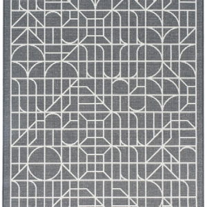 Ratio Black Indoor/Outdoor Rug 3.2m x 4.2m