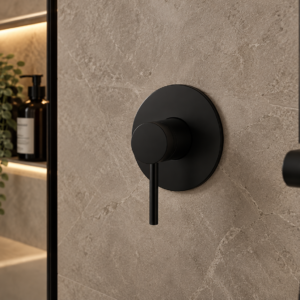 Bijiou - Evon black - Bath/Shower Undertile Mixer