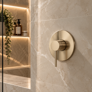 Bijiou - Evon Gold - Bath/Shower Undertile Mixer
